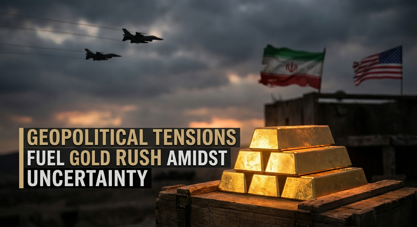 US-Israel strikes on Iran — gold surges $200 in hours to $5,300