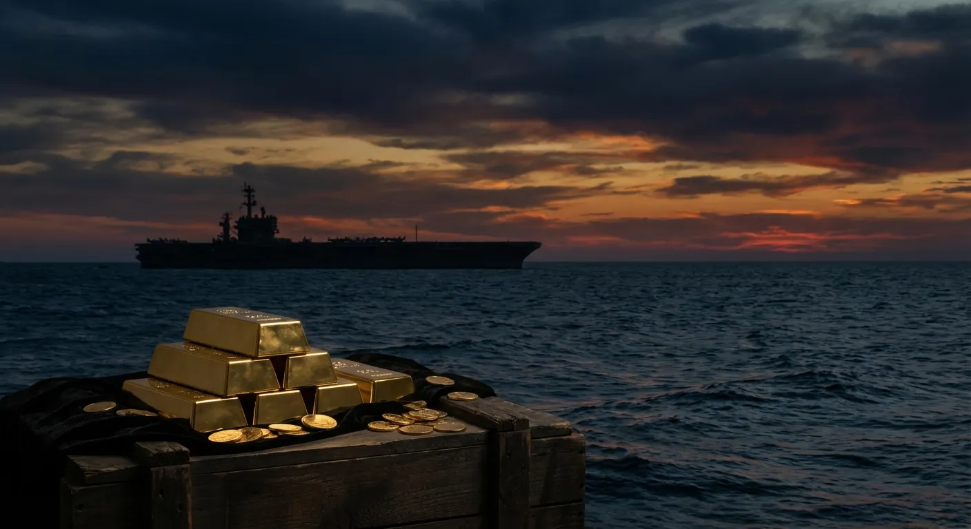 Iran fires missiles Strait of Hormuz gold price surge 2026